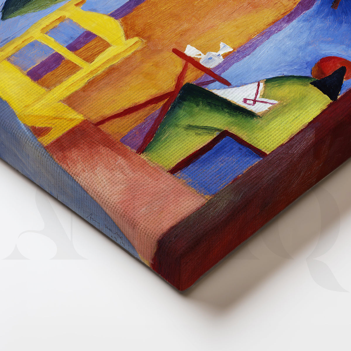 Expressionist Garden Scenes Gallery Wall – Set of 3 Modern Artworks - 18 x 24 Inches – Asha Art Studio – Image 2