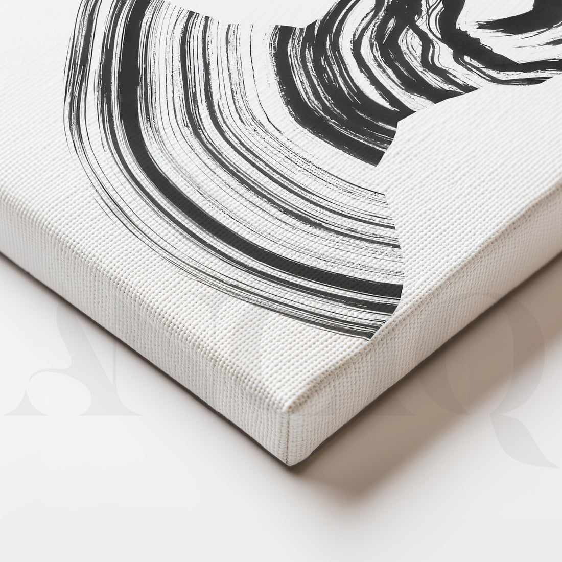 Silhouette Brushstroke Canvas Artwork – Asha Art Studio