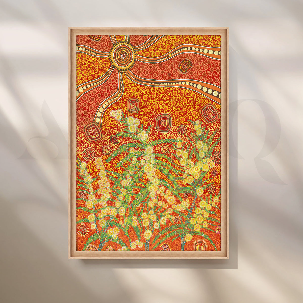 Wildflower Dreaming Canvas Artwork – Asha Art Studio – Image 5