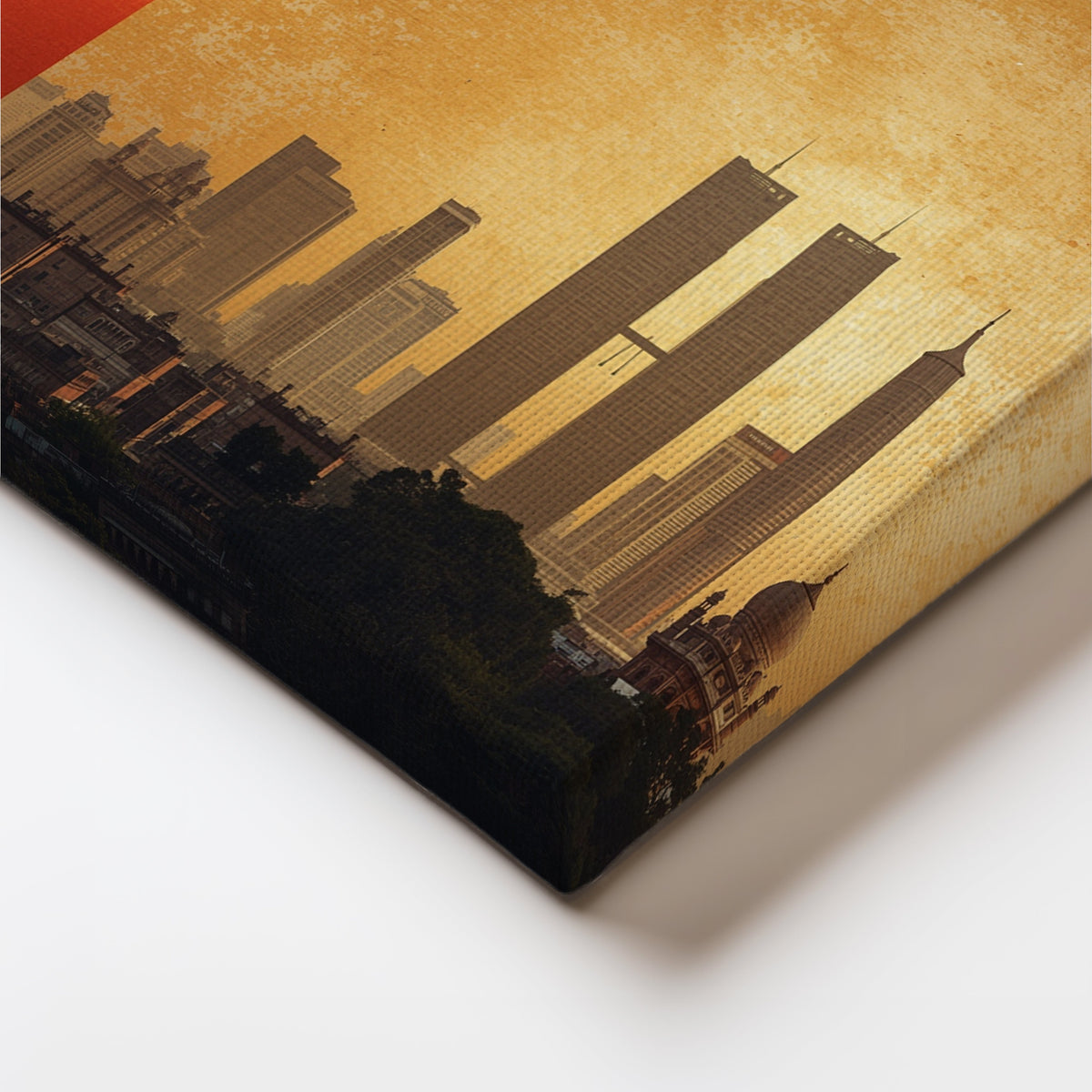 Taj to Towers Canvas Artwork – Asha Art Studio – Image 2