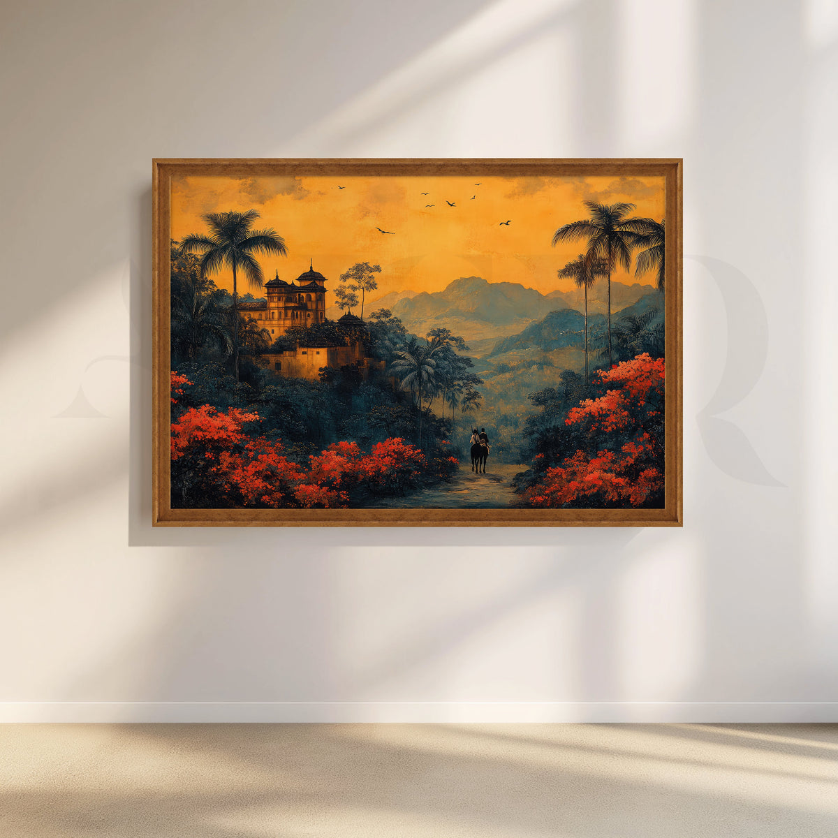 Palace at Golden Dusk Canvas Artwork – Asha Art Studio – Image 6