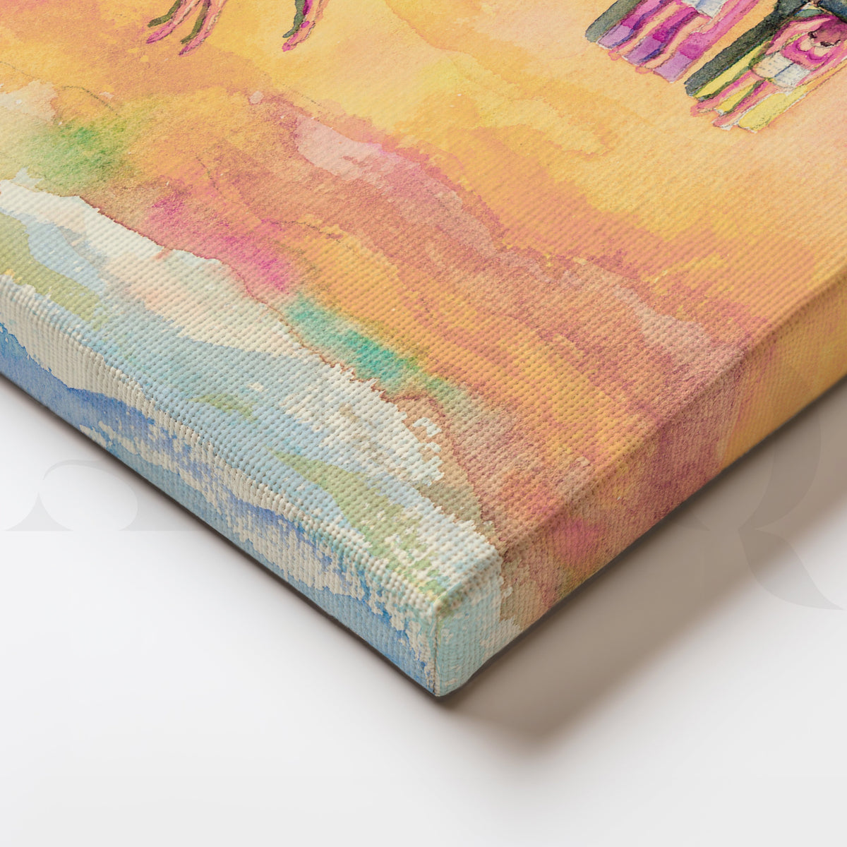 Beach Cabana Retreat Canvas Artwork – Asha Art Studio – Image 2