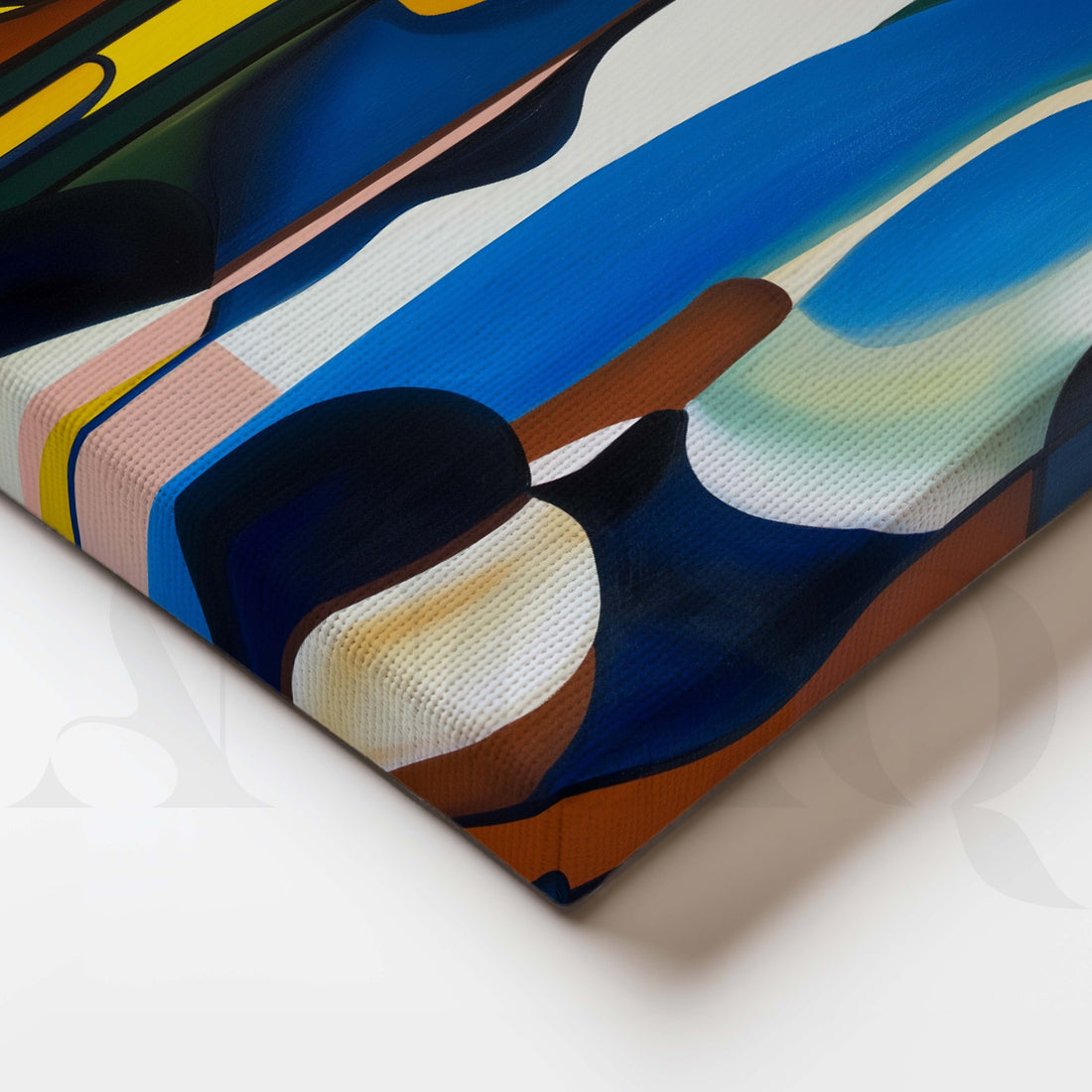 Abstract Figurative Modern Canvas Artwork – Asha Art Studio