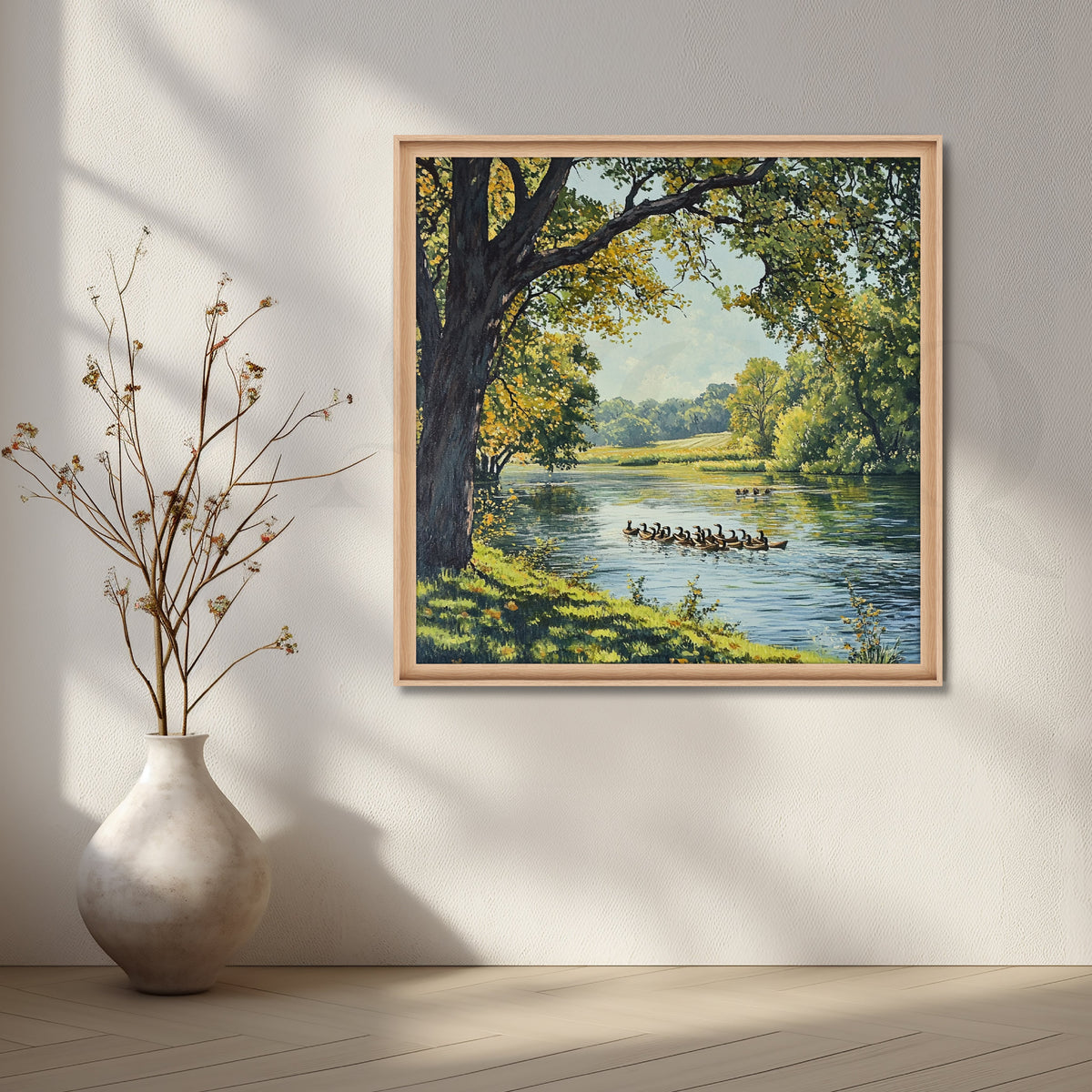 River Parade Canvas Artwork – Asha Art Studio – Image 5