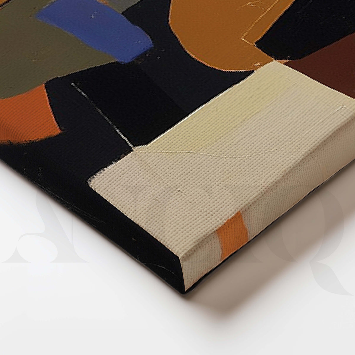 Modern Block Abstract Gallery Wall Set of 2 – Asha Art Studio – Image 2