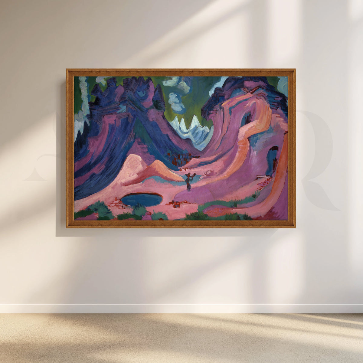 Amethyst Canyon Canvas Artwork – Asha Art Studio – Image 6