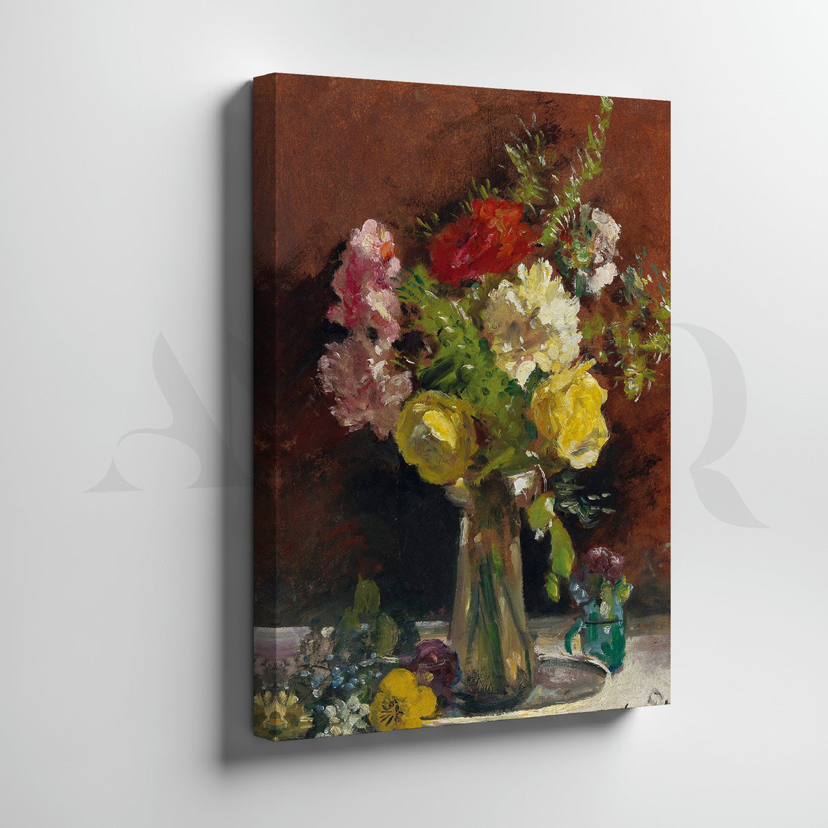 Impressionist Garden Bunch Artwork (Ready to Ship) – Asha Art Studio – Image 3