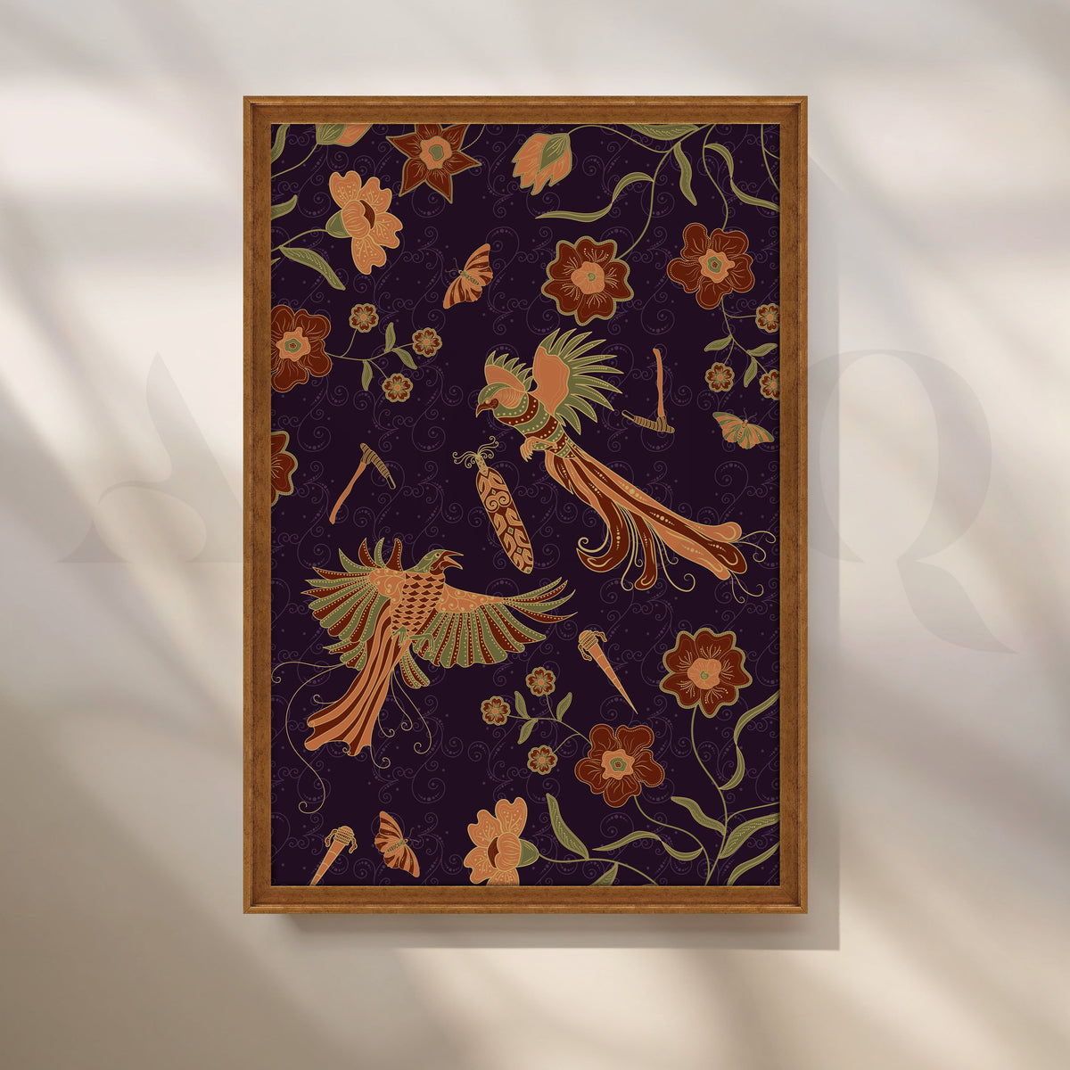 Phoenix Garden Canvas Artwork – Asha Art Studio – Image 6