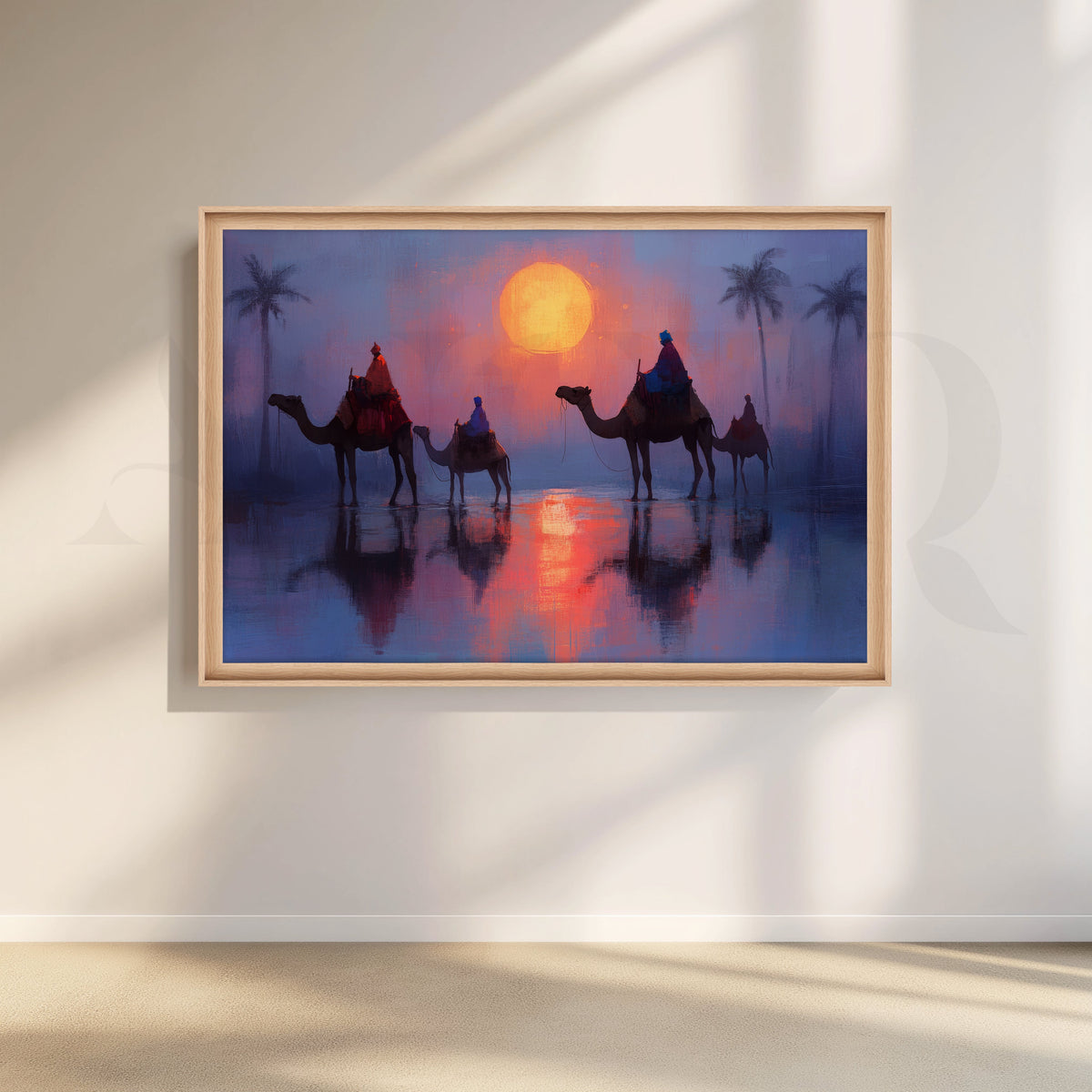 Twilight Caravan Canvas Artwork – Asha Art Studio – Image 5