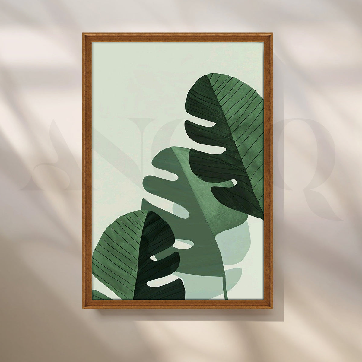 Banana Leaves Canvas Artwork – Asha Art Studio – Image 6
