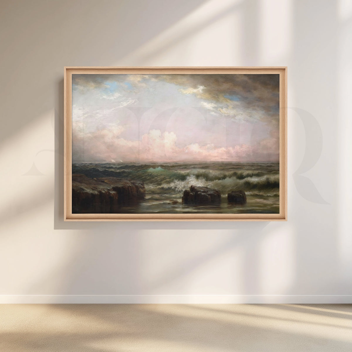 Storm Break Coastline Canvas Artwork – Asha Art Studio – Image 5