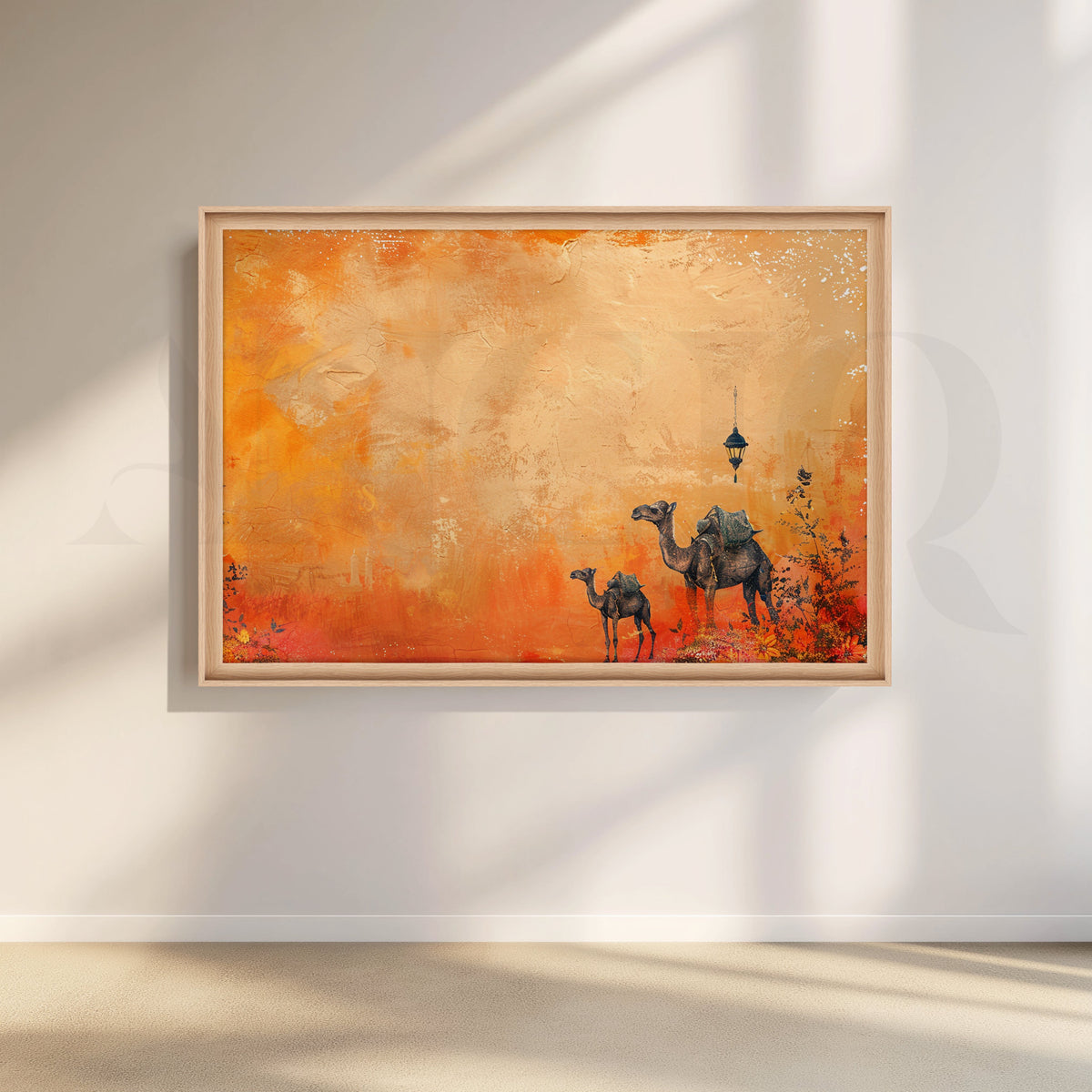 Golden Caravan Canvas Artwork – Asha Art Studio – Image 5