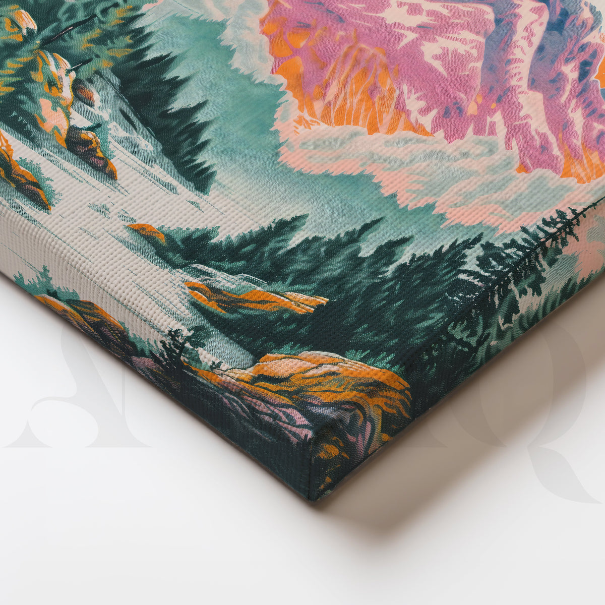Sunset Mountain Trails Gallery Wall – Set of 3 Artworks – Asha Art Studio – Image 2