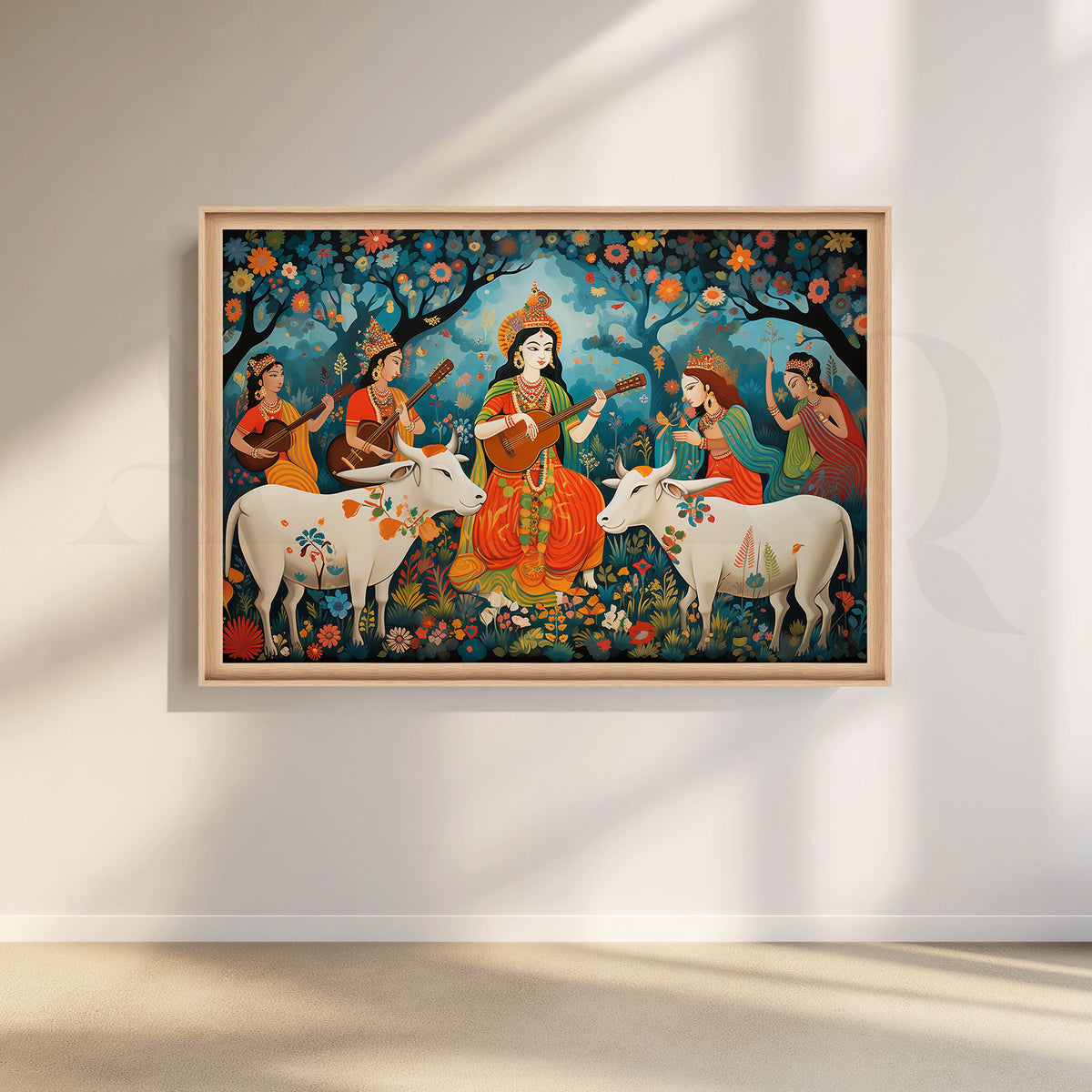 Melody in the Forest Canvas Artwork – Asha Art Studio – Image 5