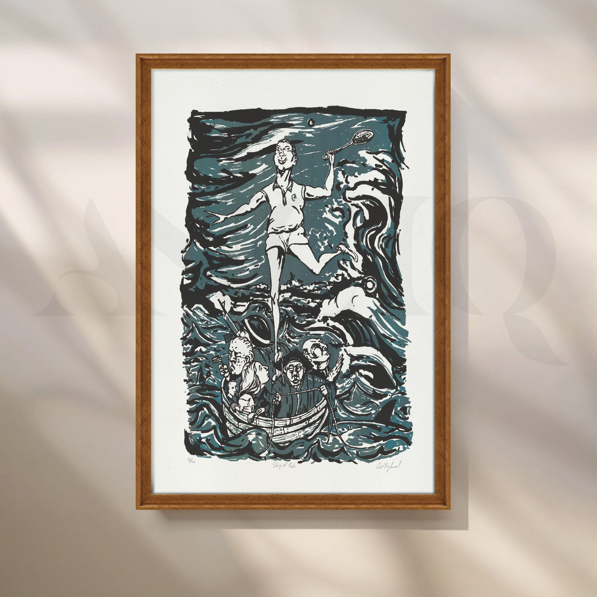 Ship of Fools Canvas Artwork – Asha Art Studio – Image 6