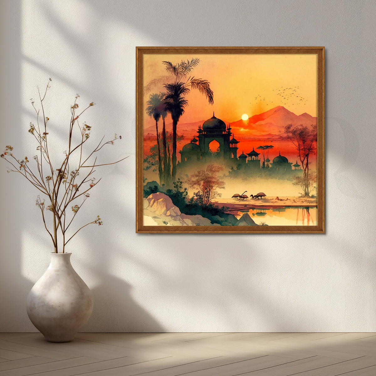 Twilight of Royals Canvas Artwork – Asha Art Studio – Image 6
