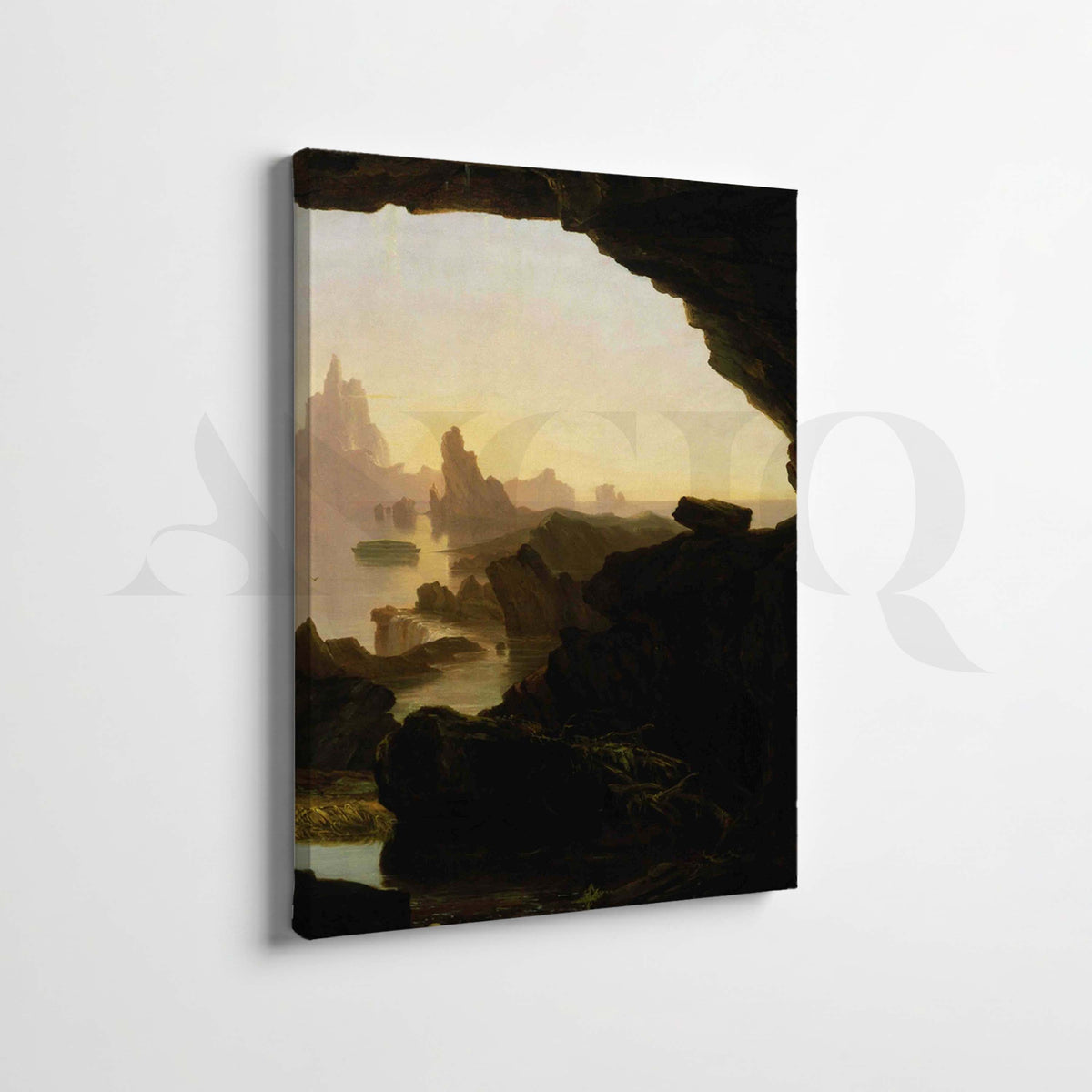 Dramatic Rocky Seascape Gallery Wall Artwork Set of 2 – Asha Art Studio – Image 4