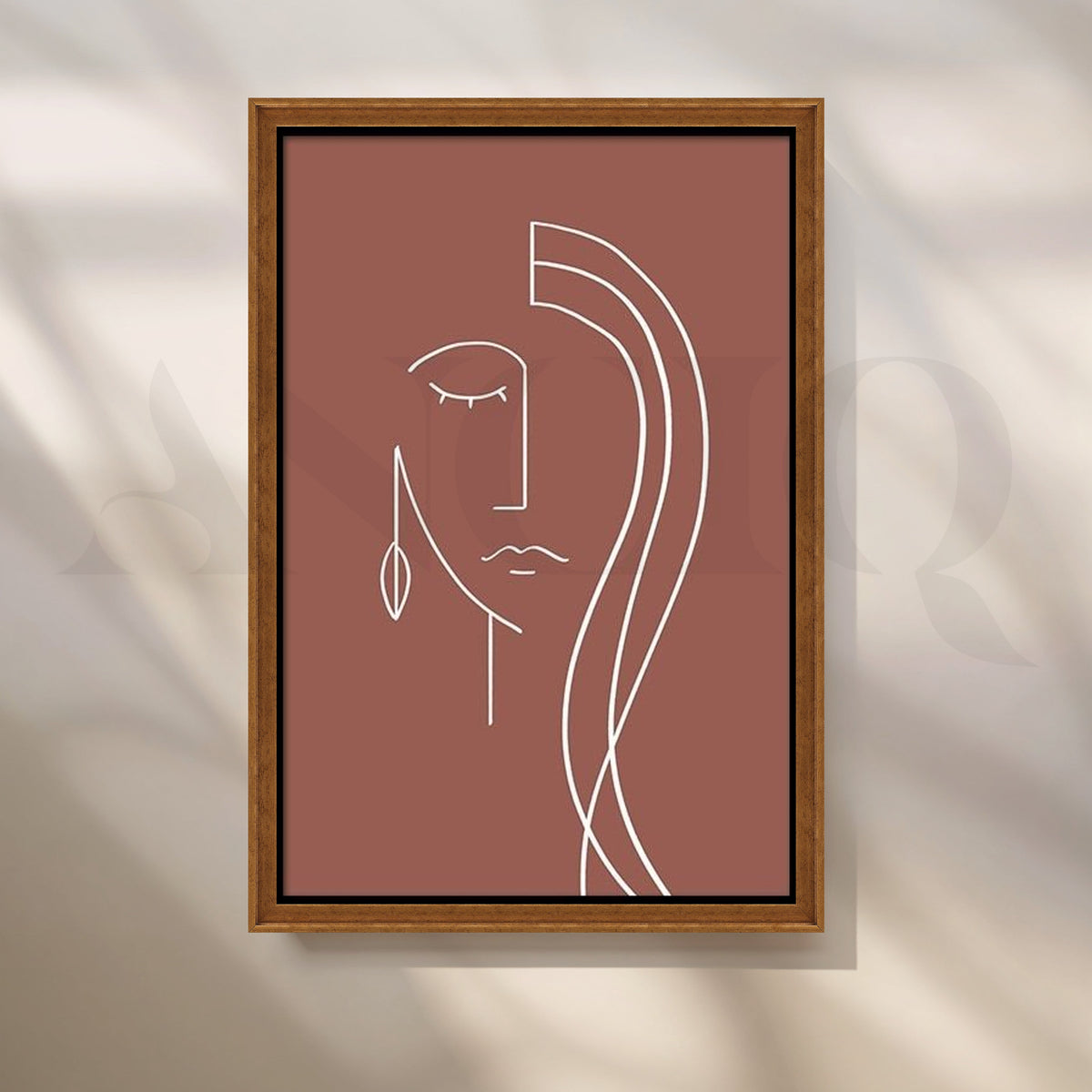 Silent Gaze Canvas Artwork – Asha Art Studio – Image 6