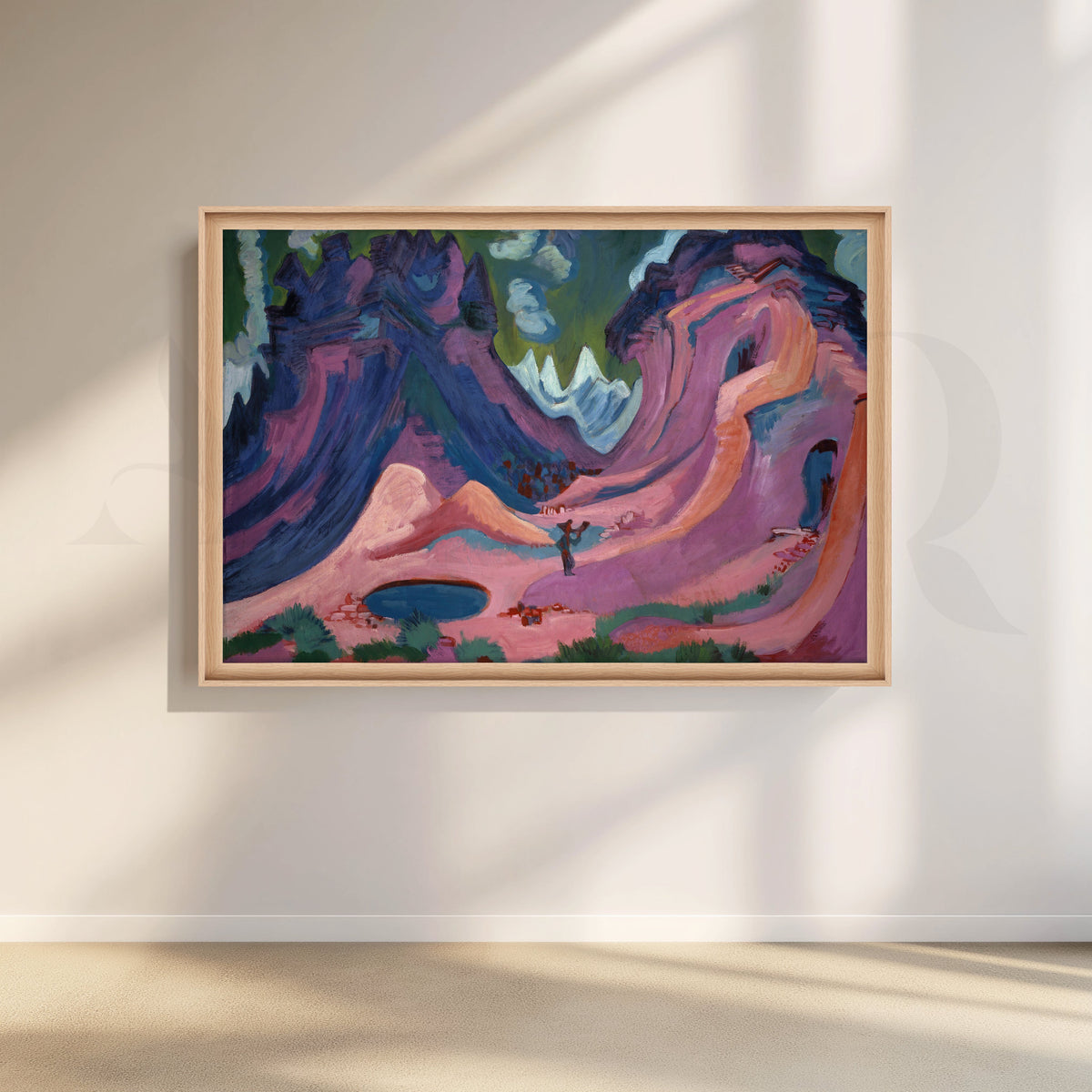 Amethyst Canyon Canvas Artwork – Asha Art Studio – Image 5