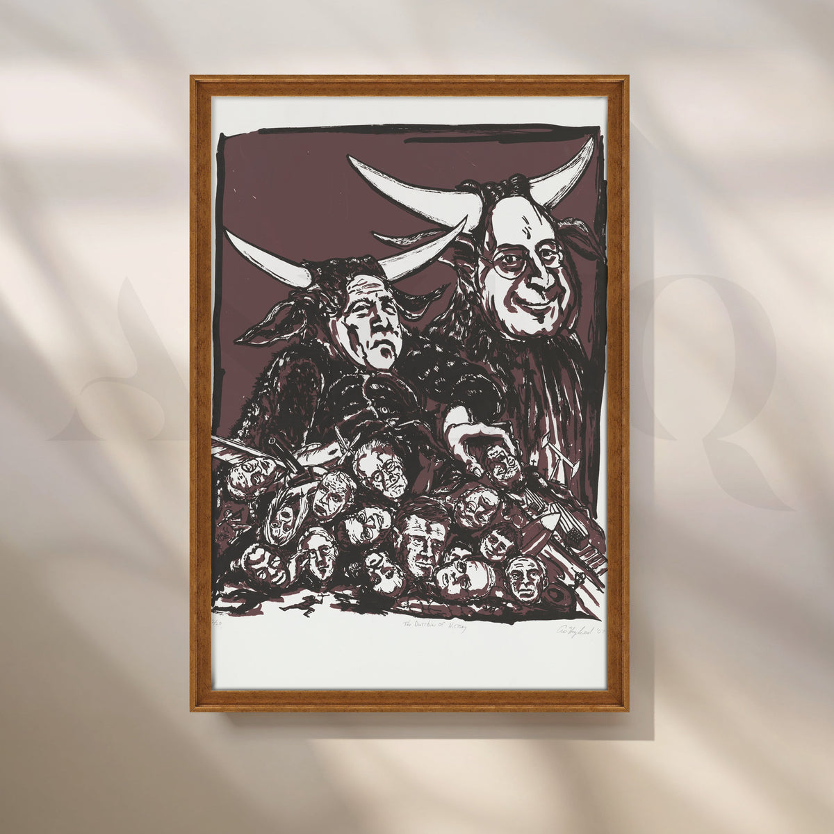 The Battle for Reality Canvas Artwork – Asha Art Studio – Image 6