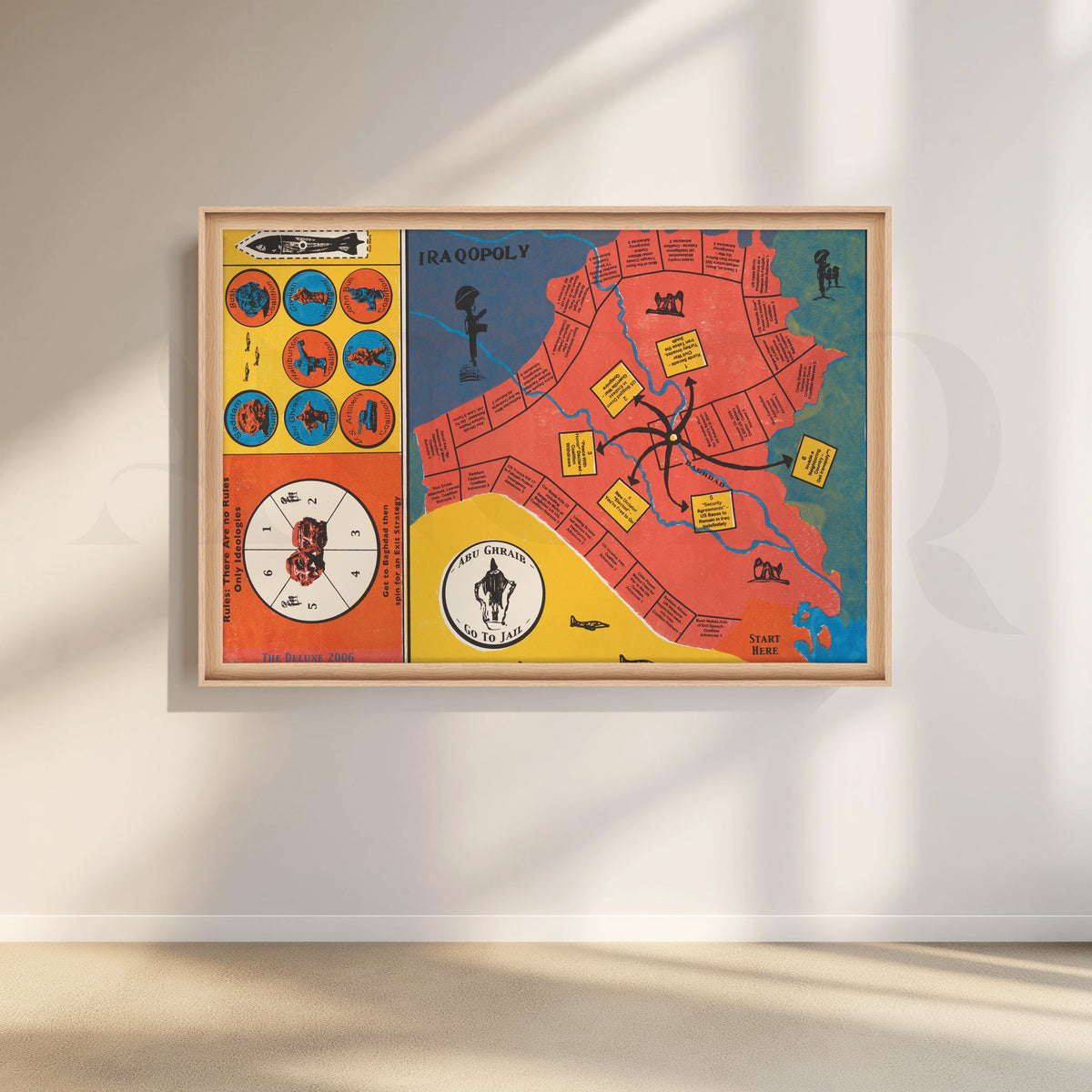 Iraqopoly Map Canvas Artwork – Asha Art Studio – Image 5