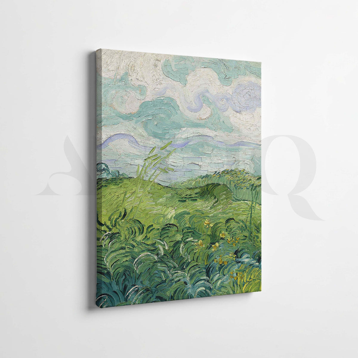 Pastoral Green Landscape Gallery Wall Artwork Set of 2 – Asha Art Studio – Image 3