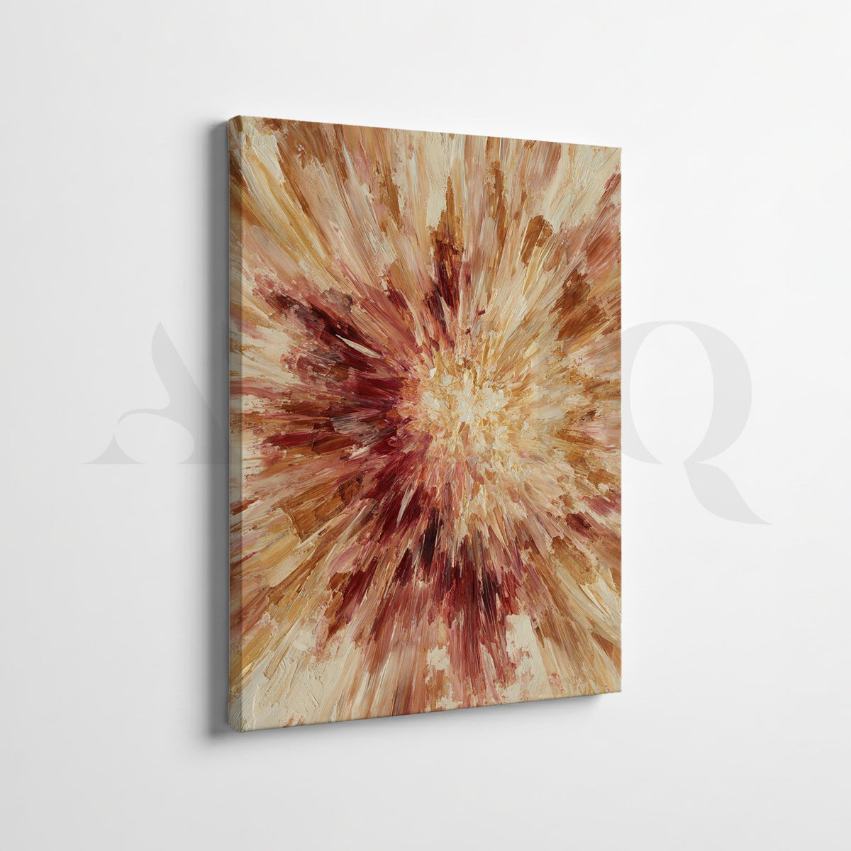 Warm Bloom Abstract Gallery Wall Set of 2 – Asha Art Studio – Image 3