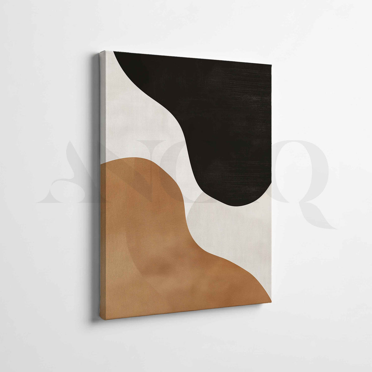 Neutral Abstract Forms Gallery Wall Set of 4 – Asha Art Studio – Image 3