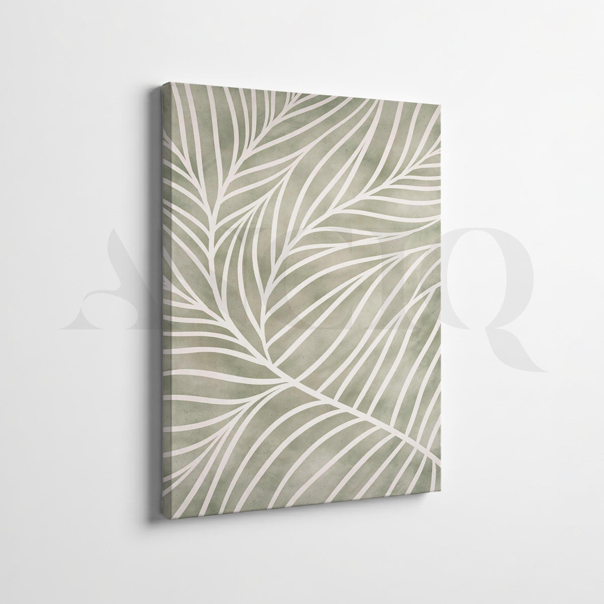 Sage Leaf Botanical Gallery Wall Set of 2 – Asha Art Studio – Image 3