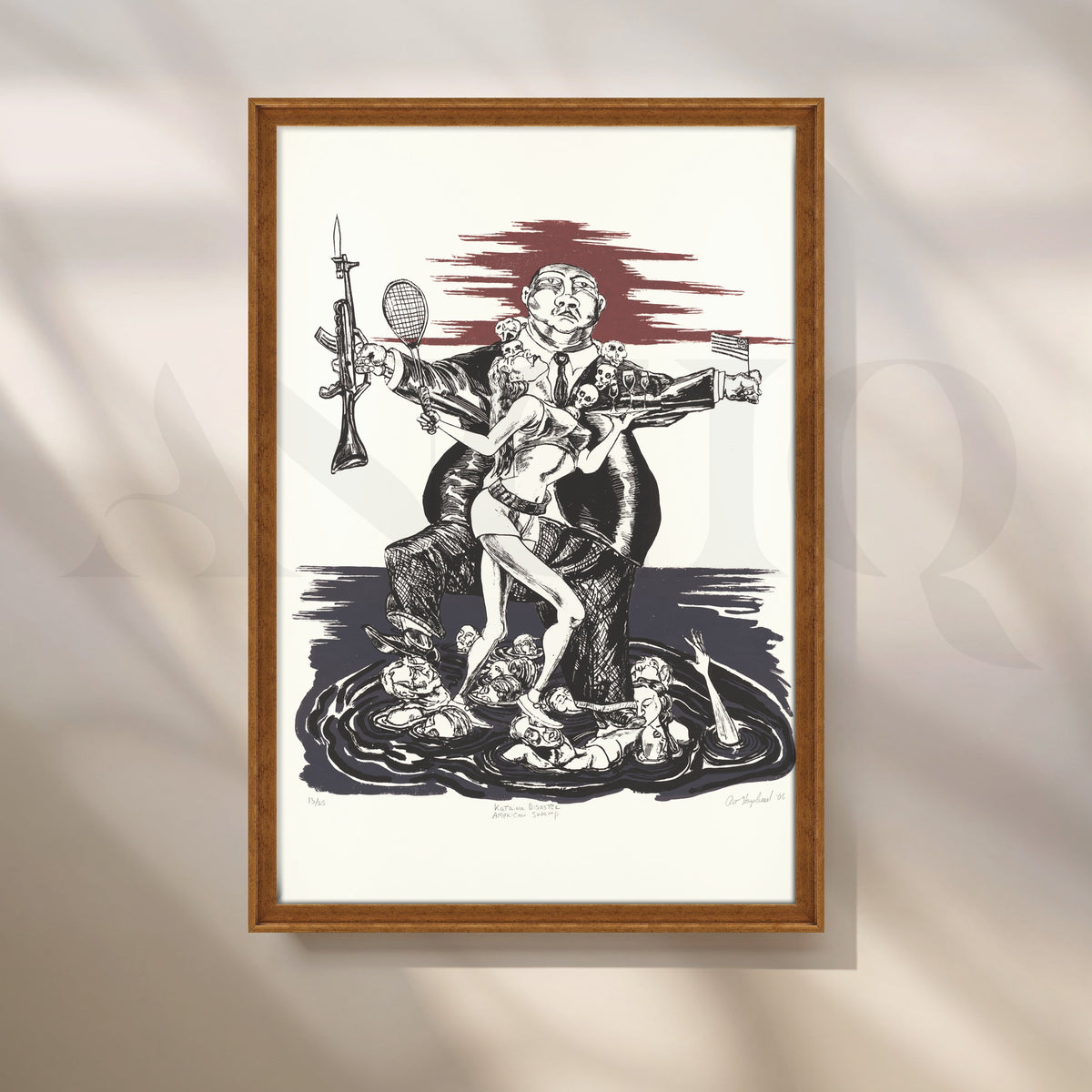American Beast Canvas Artwork – Asha Art Studio – Image 6