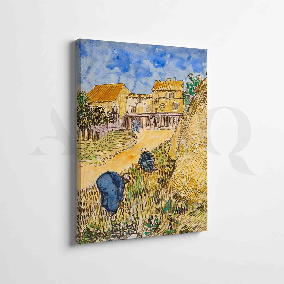 Harvest Countryside Gallery Wall Canvas Artwork Set of 2 – Asha Art Studio – Image 3