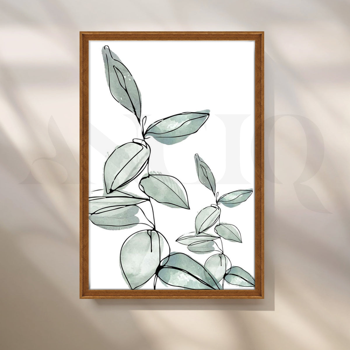 Botanical Flow Canvas Artwork – Asha Art Studio – Image 6