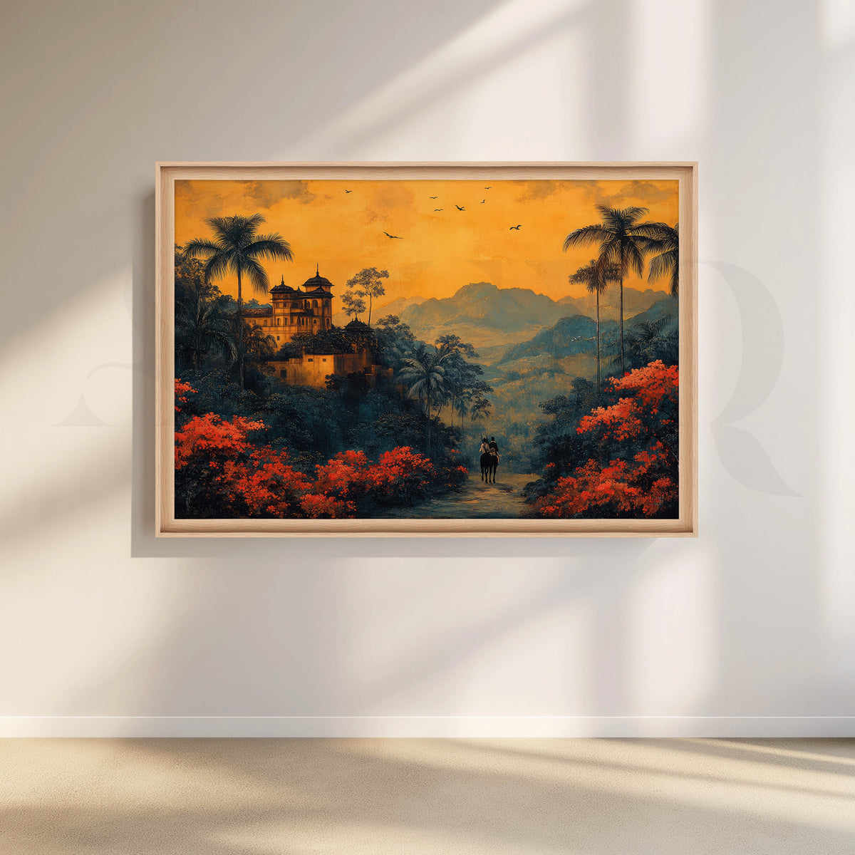 Palace at Golden Dusk Canvas Artwork – Asha Art Studio – Image 5