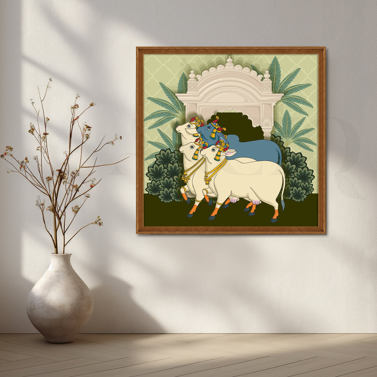 Divine Companions Canvas Artwork – Asha Art Studio – Image 6