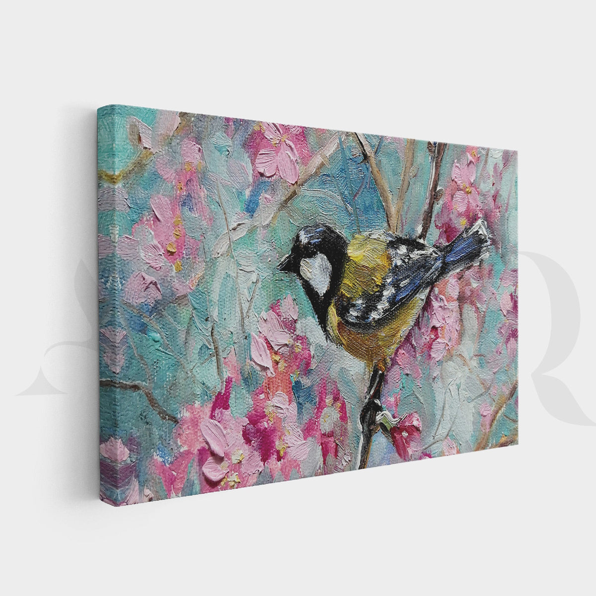 Garden's Companion Canvas Artwork (Ready to Ship) – Asha Art Studio – Image 3