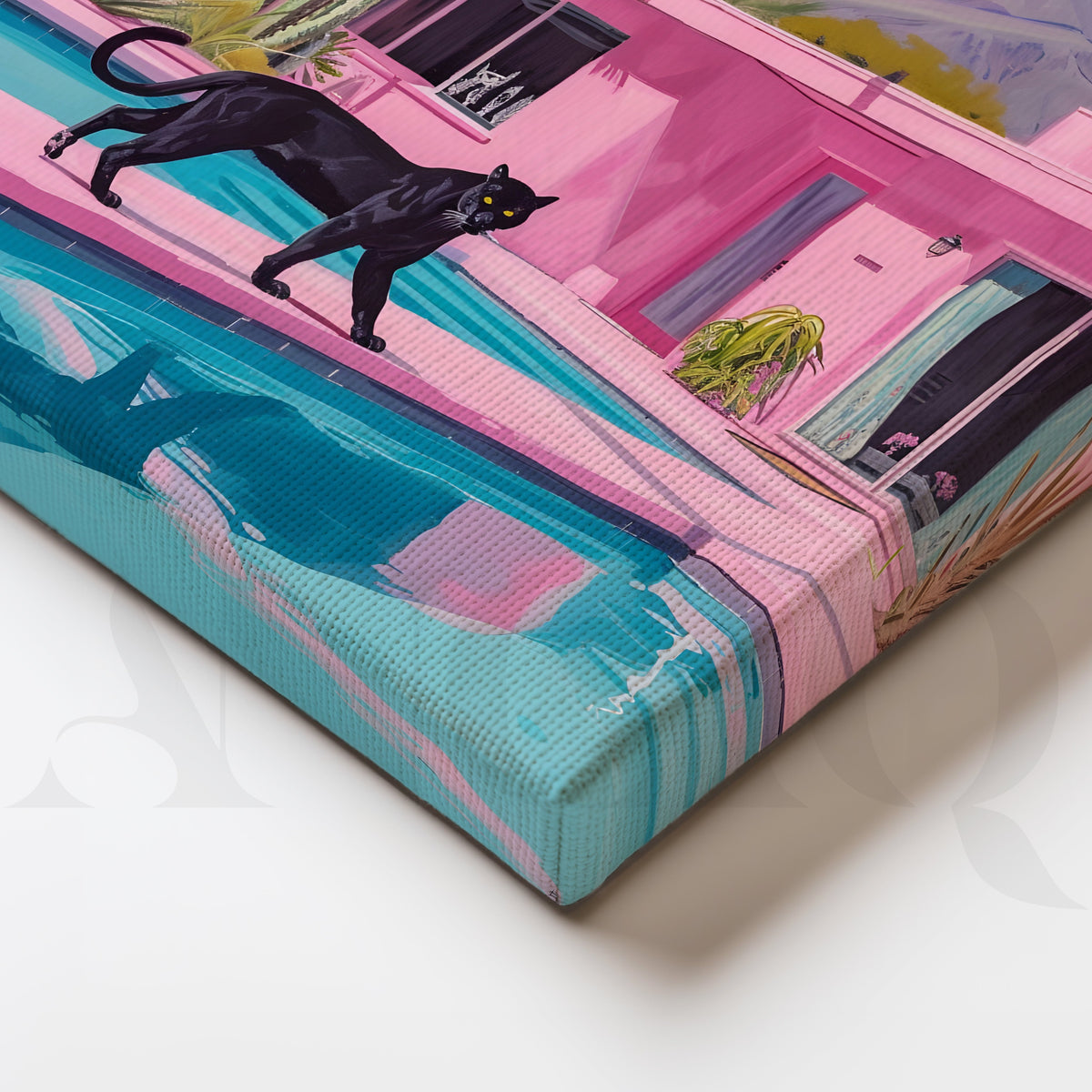 Miami Tropic Dreams Gallery Wall – Set of 3 Artworks – Asha Art Studio – Image 2