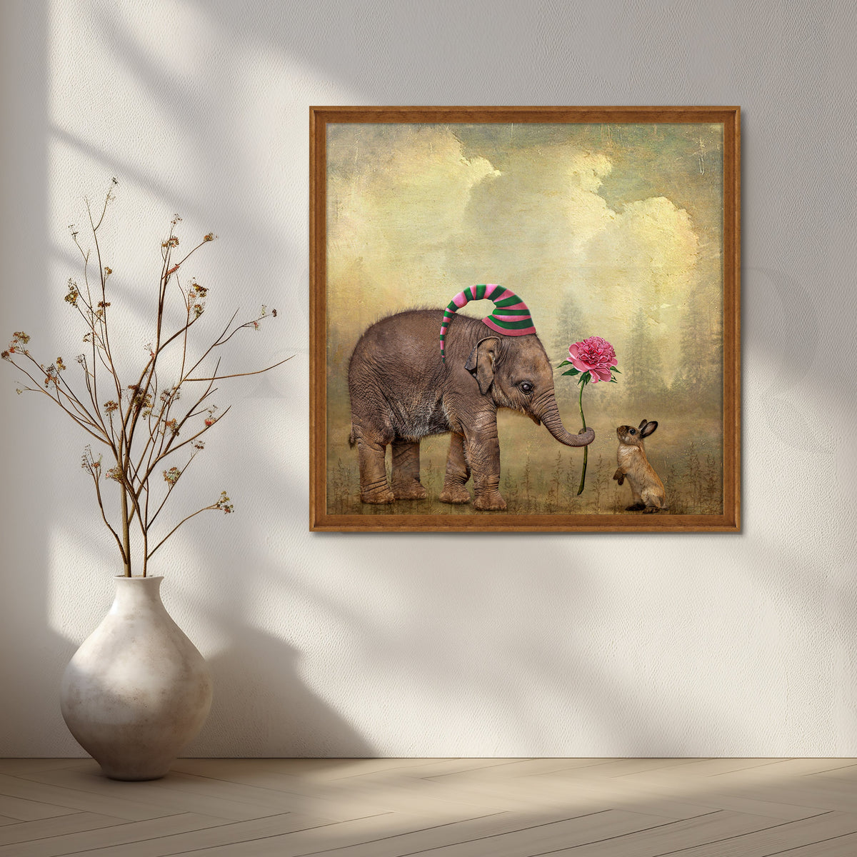 The Gentle Exchange Canvas Artwork – Asha Art Studio – Image 6