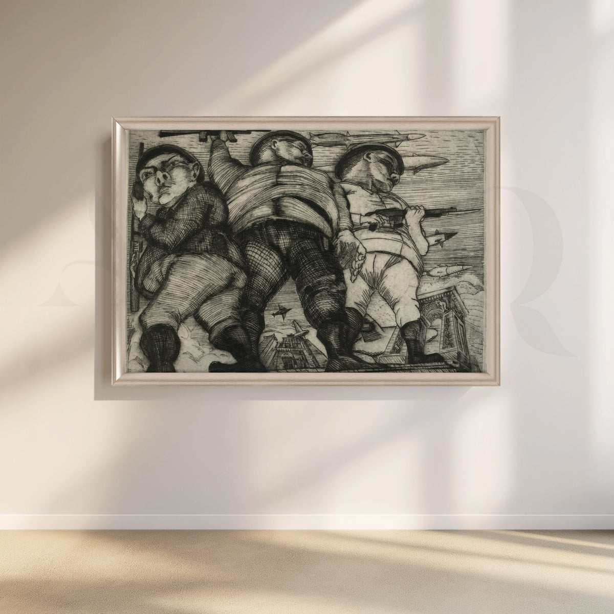 March of the Soldiers Canvas Artwork – Asha Art Studio – Image 4