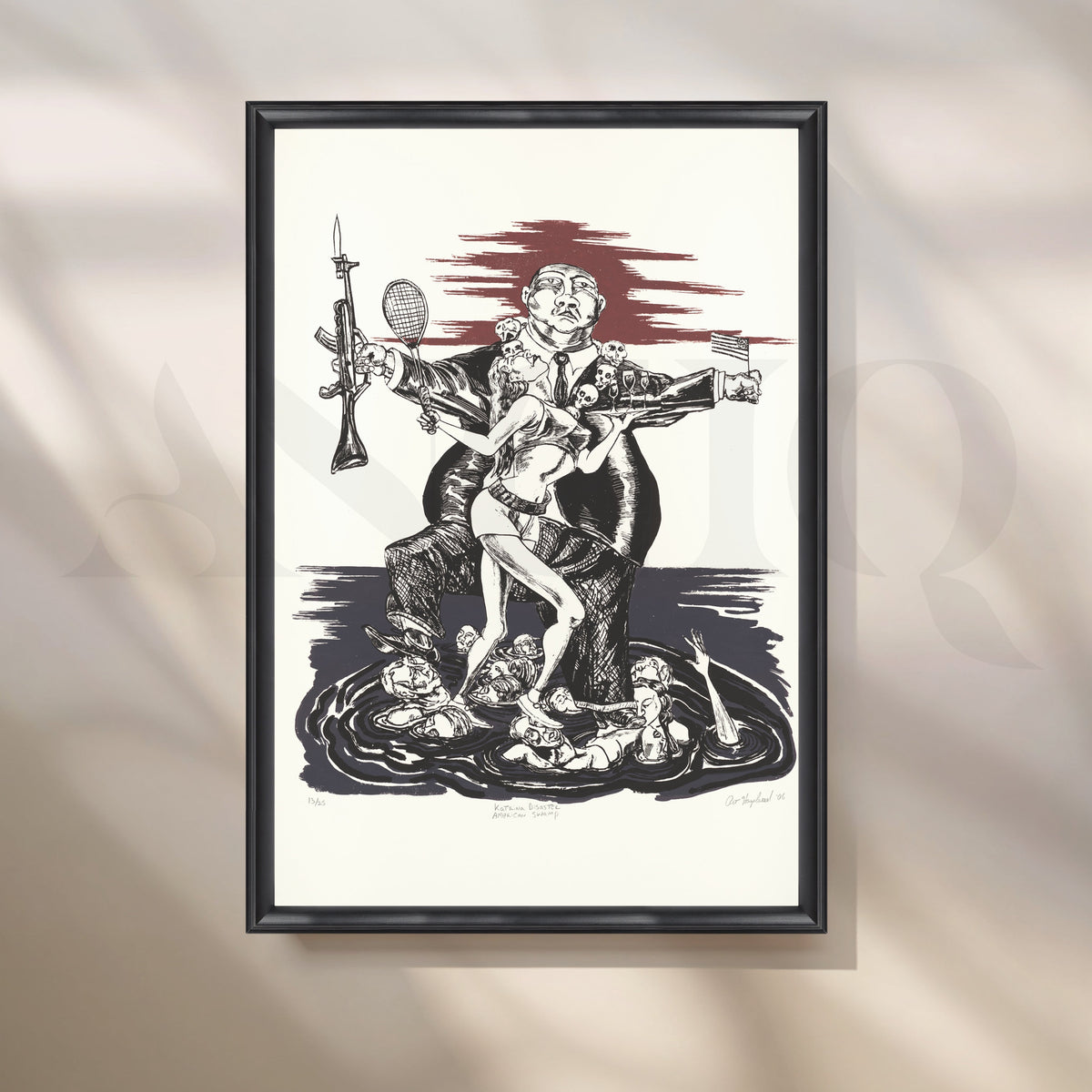 American Beast Canvas Artwork – Asha Art Studio – Image 3