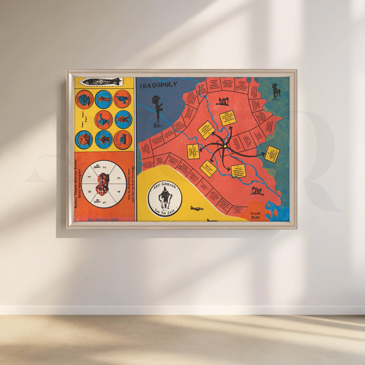 Iraqopoly Map Canvas Artwork – Asha Art Studio – Image 4