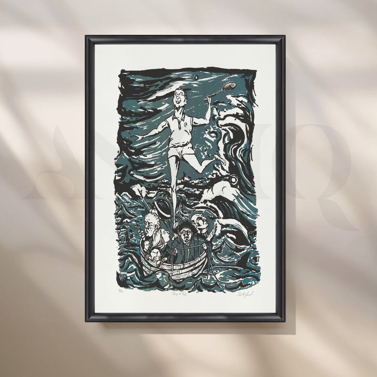 Ship of Fools Canvas Artwork – Asha Art Studio – Image 3