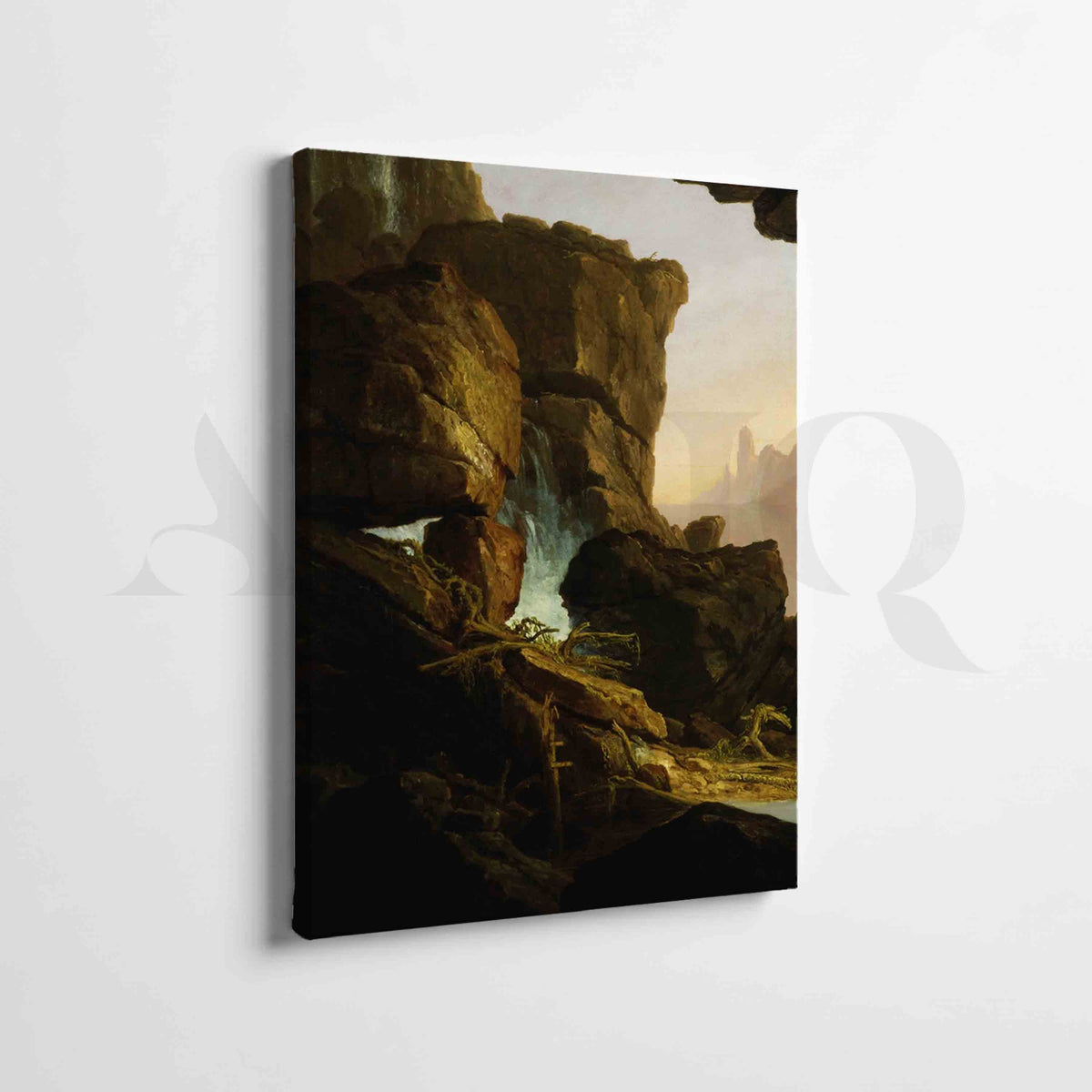 Dramatic Rocky Seascape Gallery Wall Artwork Set of 2 – Asha Art Studio – Image 3