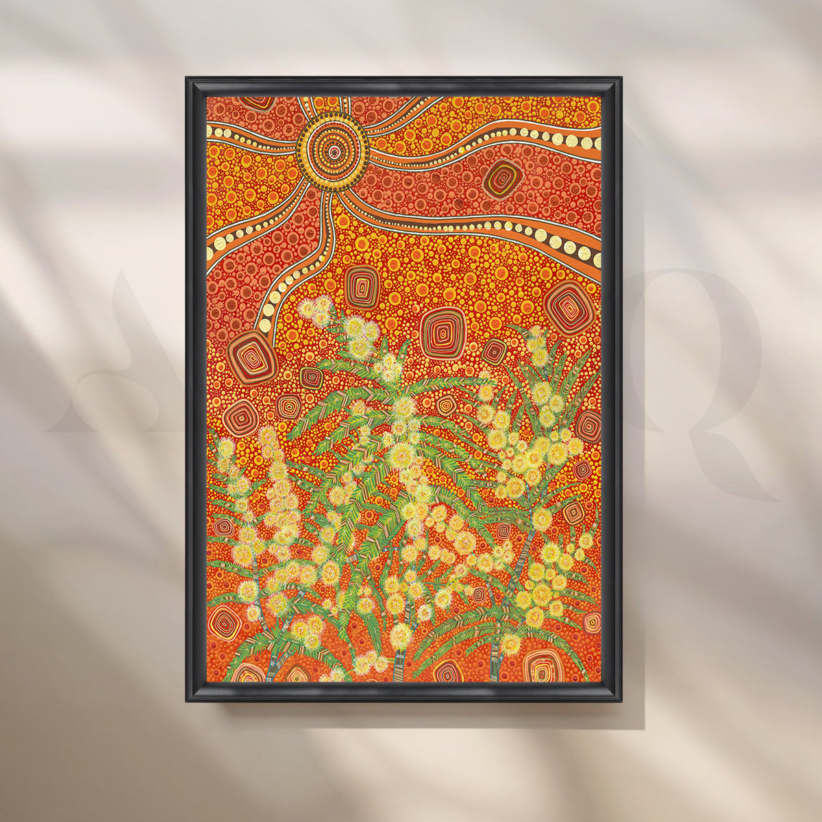 Wildflower Dreaming Canvas Artwork – Asha Art Studio – Image 3