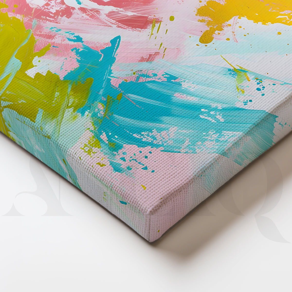 Candy Cloud Abstracts Gallery Wall – Set of 3 Artworks – Asha Art Studio – Image 2