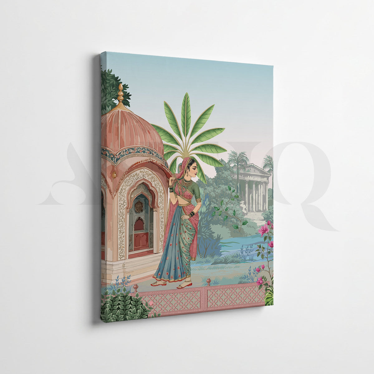 Royal Indian Heritage Gallery Wall Canvas Artwork Set of 2 – Asha Art Studio – Image 4