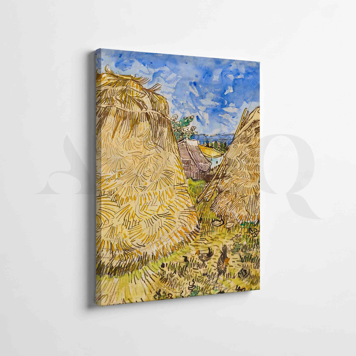 Harvest Countryside Gallery Wall Canvas Artwork Set of 2 – Asha Art Studio – Image 4