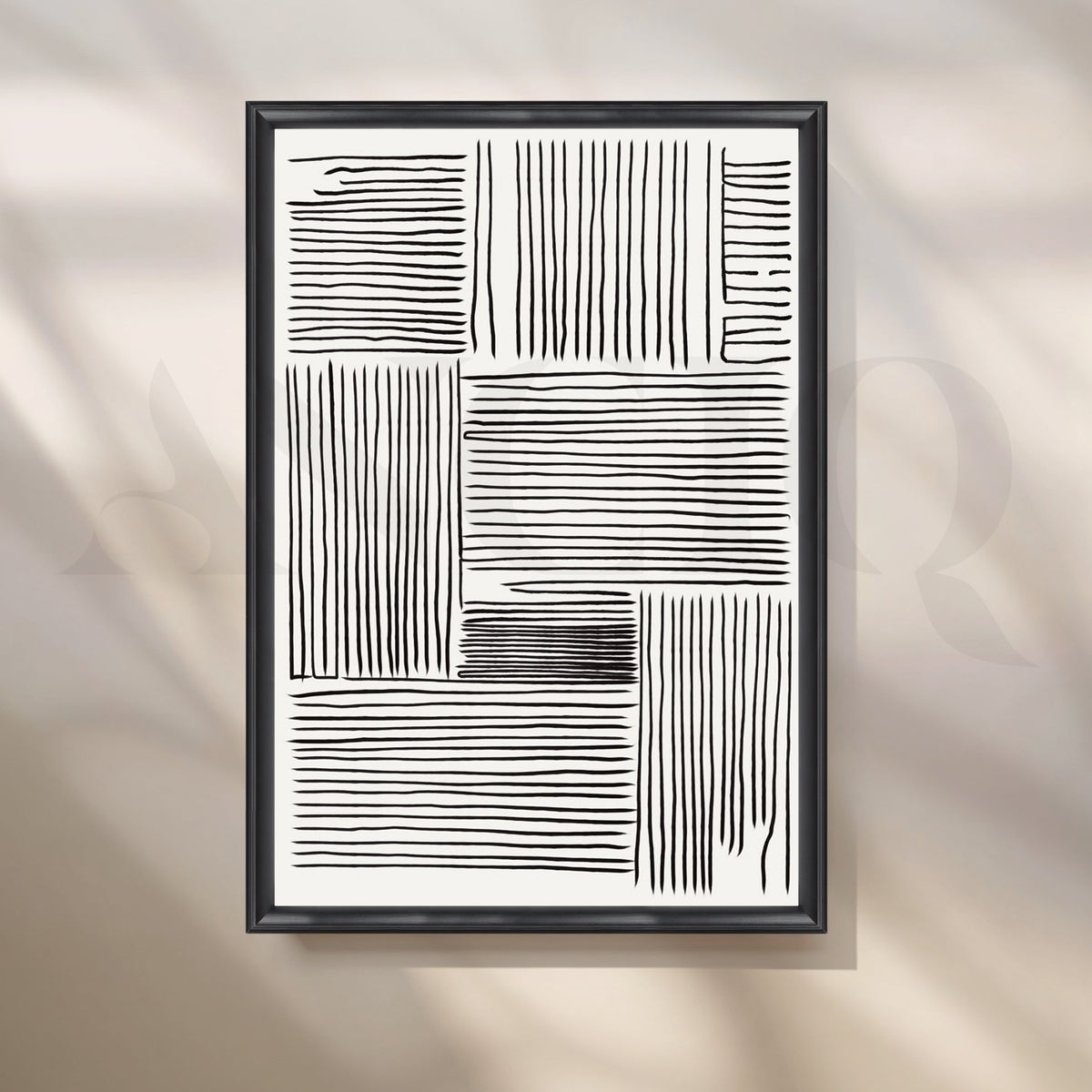 Linear Mind Canvas Artwork – Asha Art Studio – Image 3