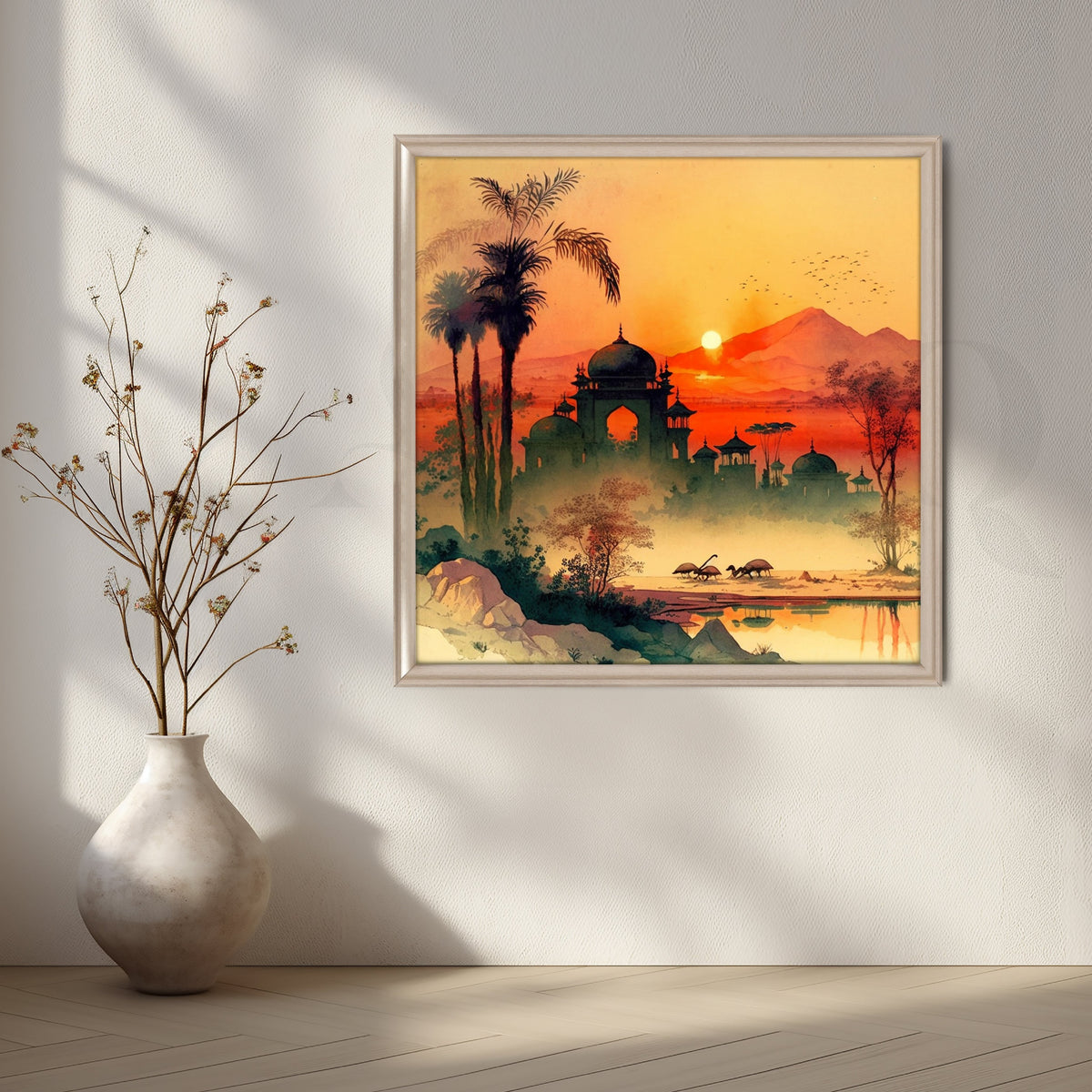 Twilight of Royals Canvas Artwork – Asha Art Studio – Image 4