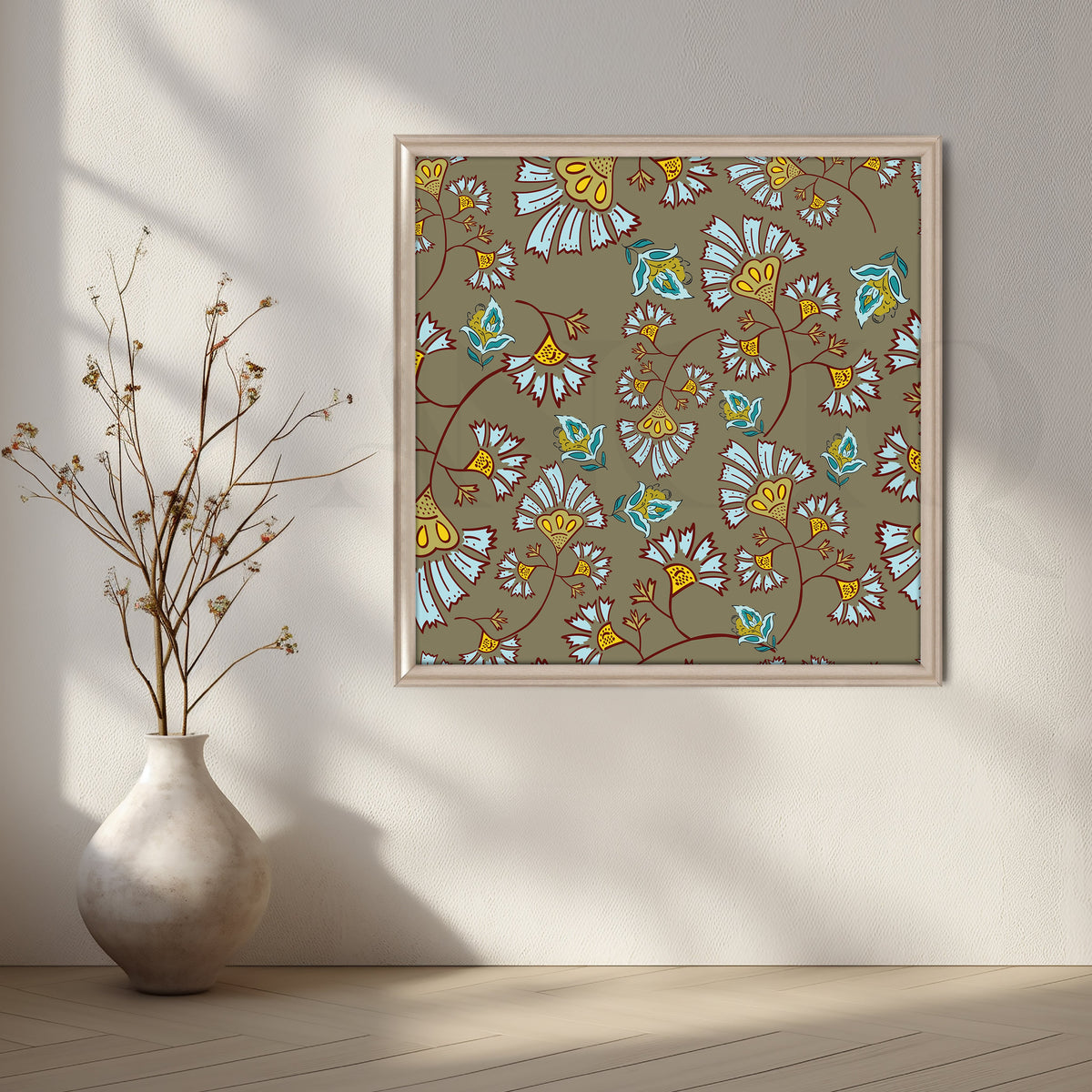 Pastel Meadow Canvas Artwork – Asha Art Studio – Image 4