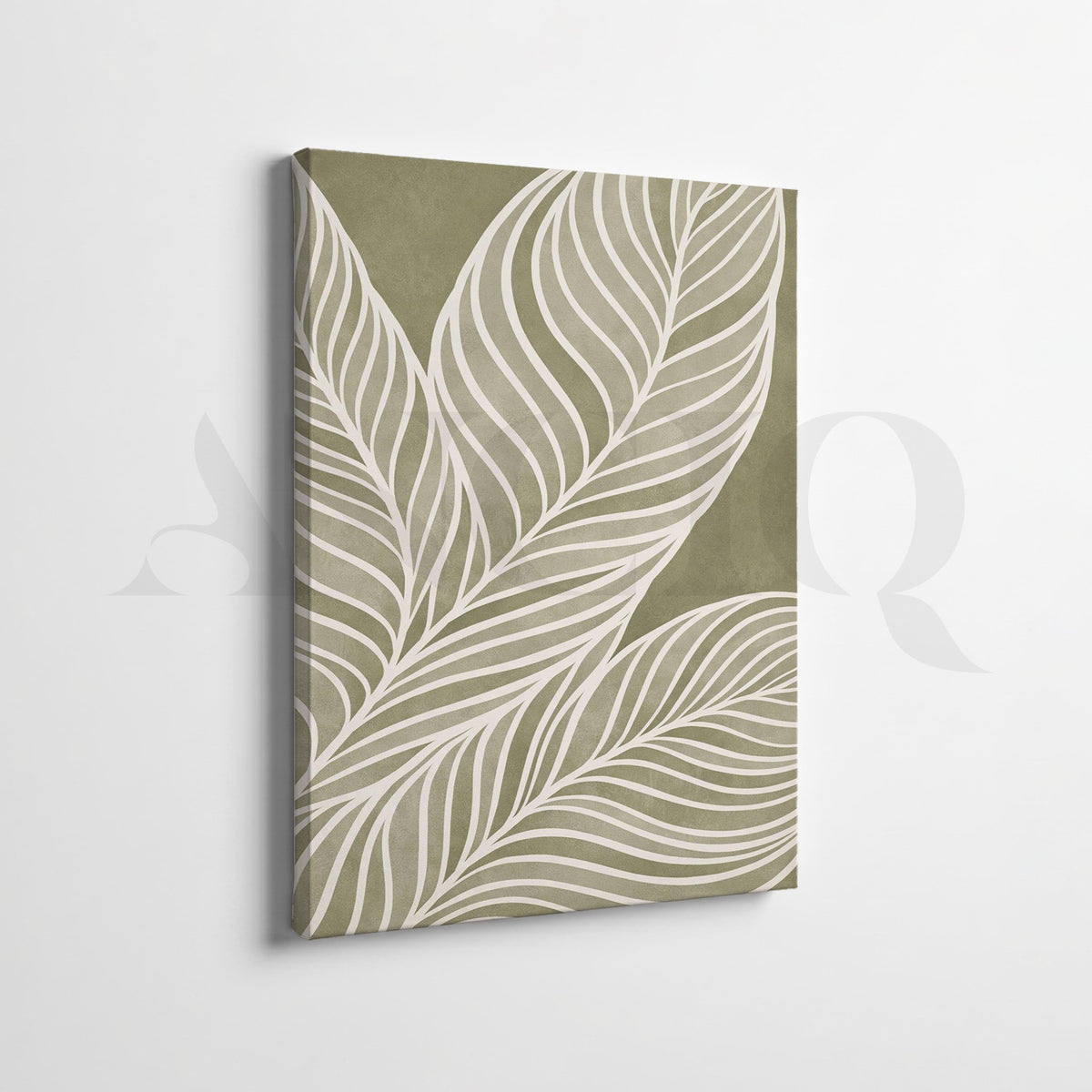 Sage Leaf Botanical Gallery Wall Set of 2 – Asha Art Studio – Image 4